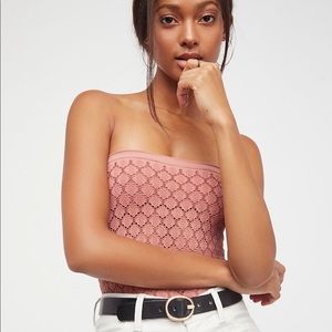 Free People textured tube top